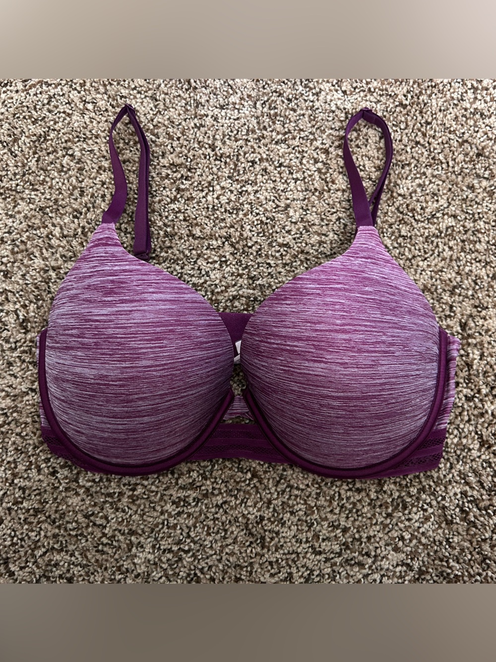 Victoria's Secret Heathered Purple Push-Up Bra